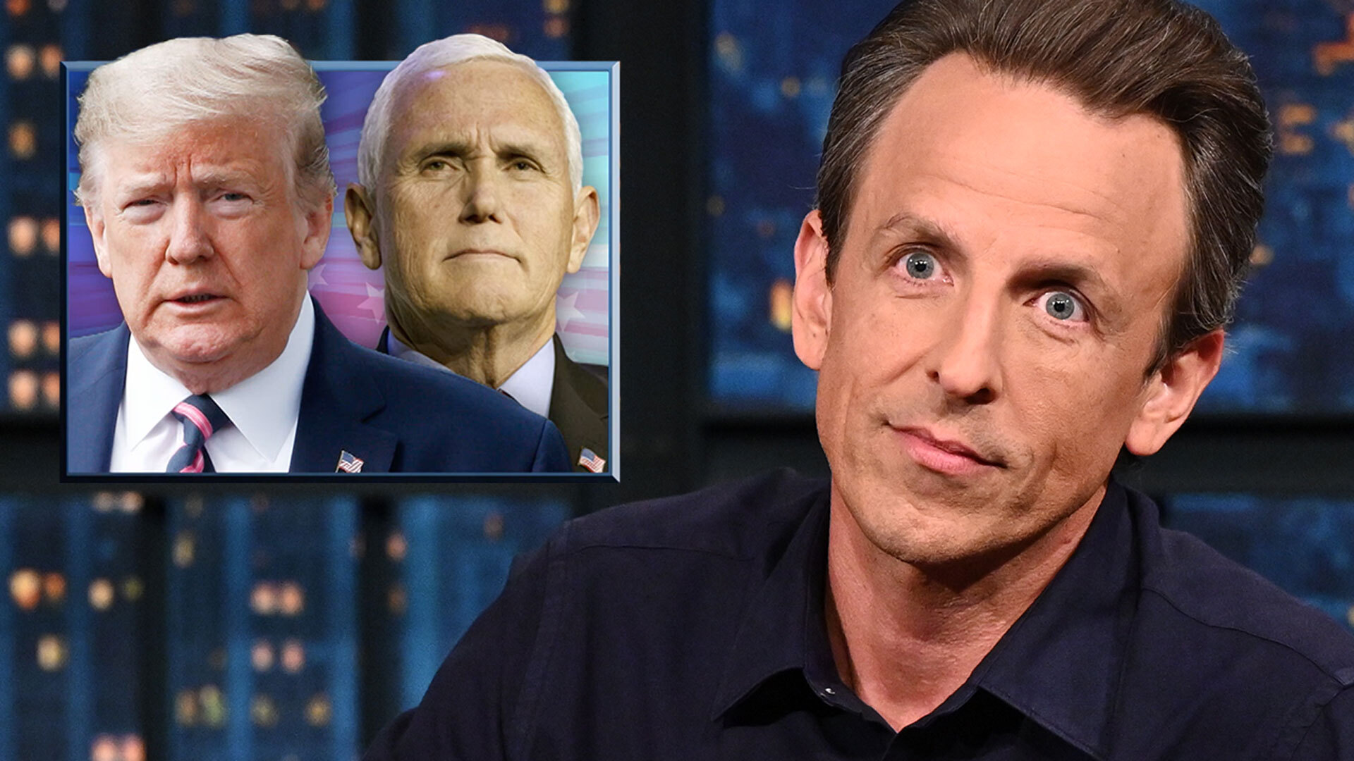 Watch Late Night With Seth Meyers Highlight Top Pence Aide Warned Secret Service That Trump 8978