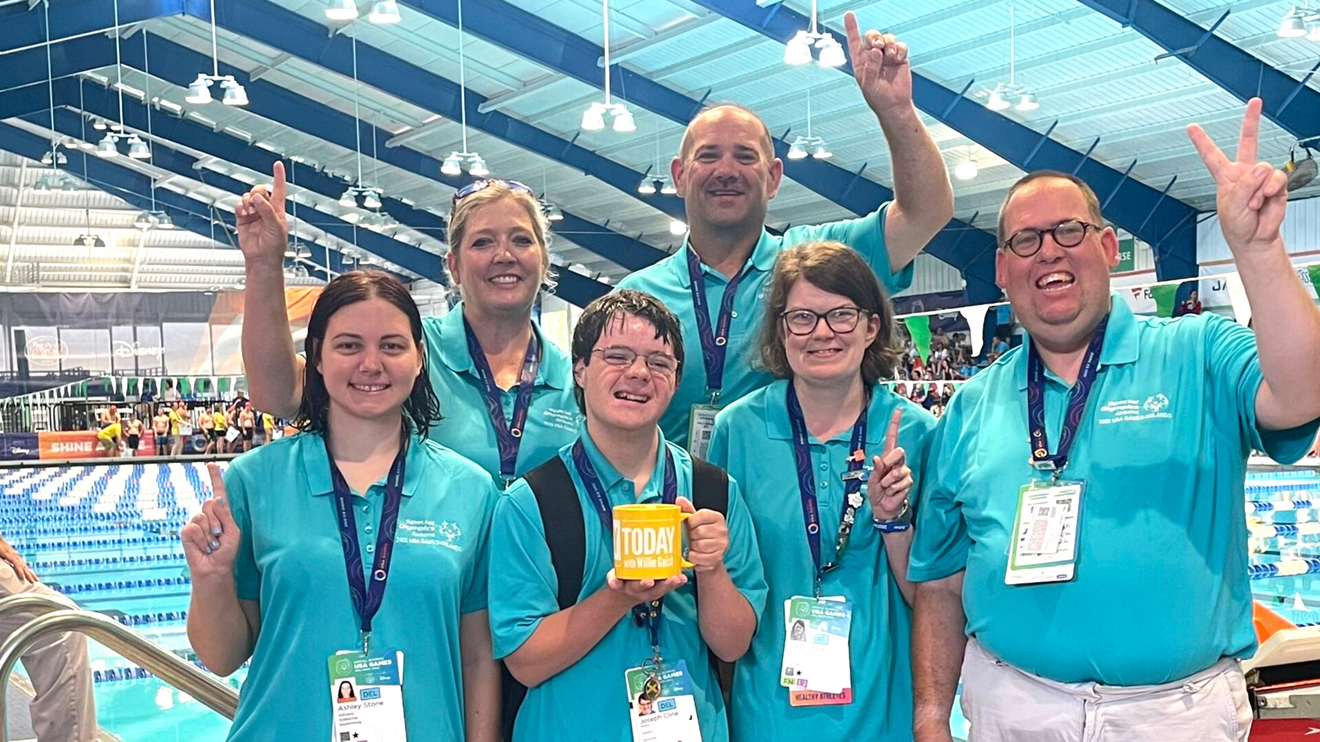 Watch TODAY Excerpt Special Olympics swim team celebrates gold with a