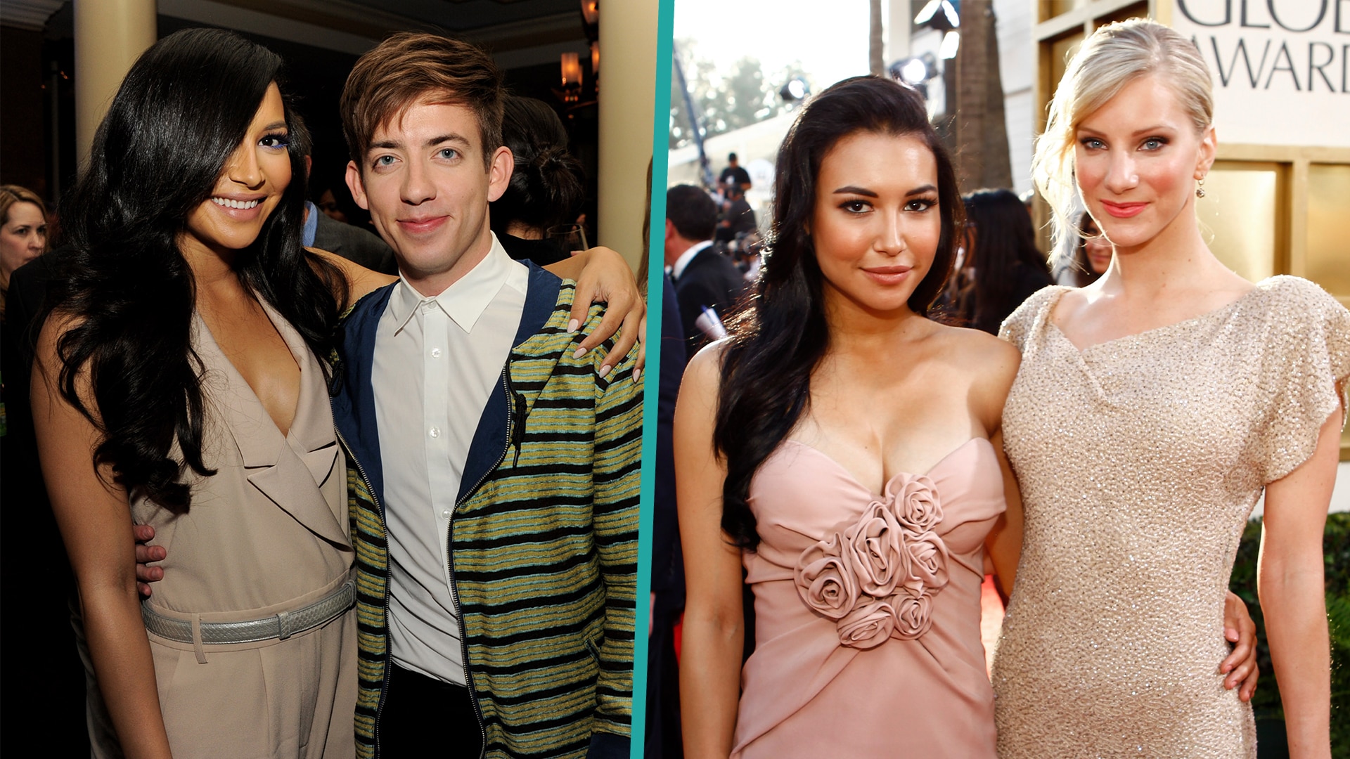 Watch Access Hollywood Highlight Naya Rivera S Glee Friends Heather Morris And Kevin Mchale