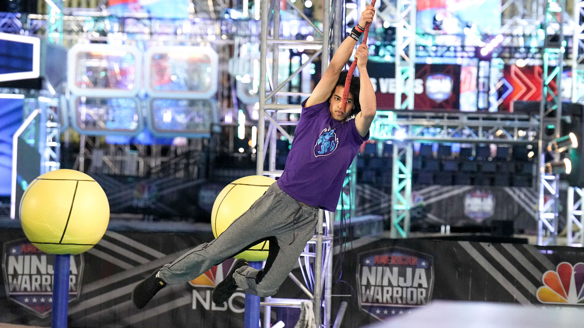 Watch American Ninja Warrior Highlight Josiah Pippel Faces the Falling