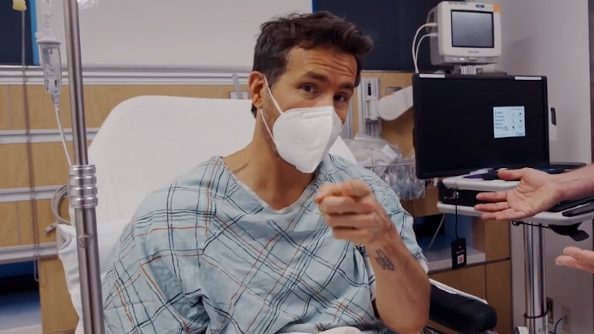 Watch Access Hollywood Highlight Ryan Reynolds Films Polyp Removal