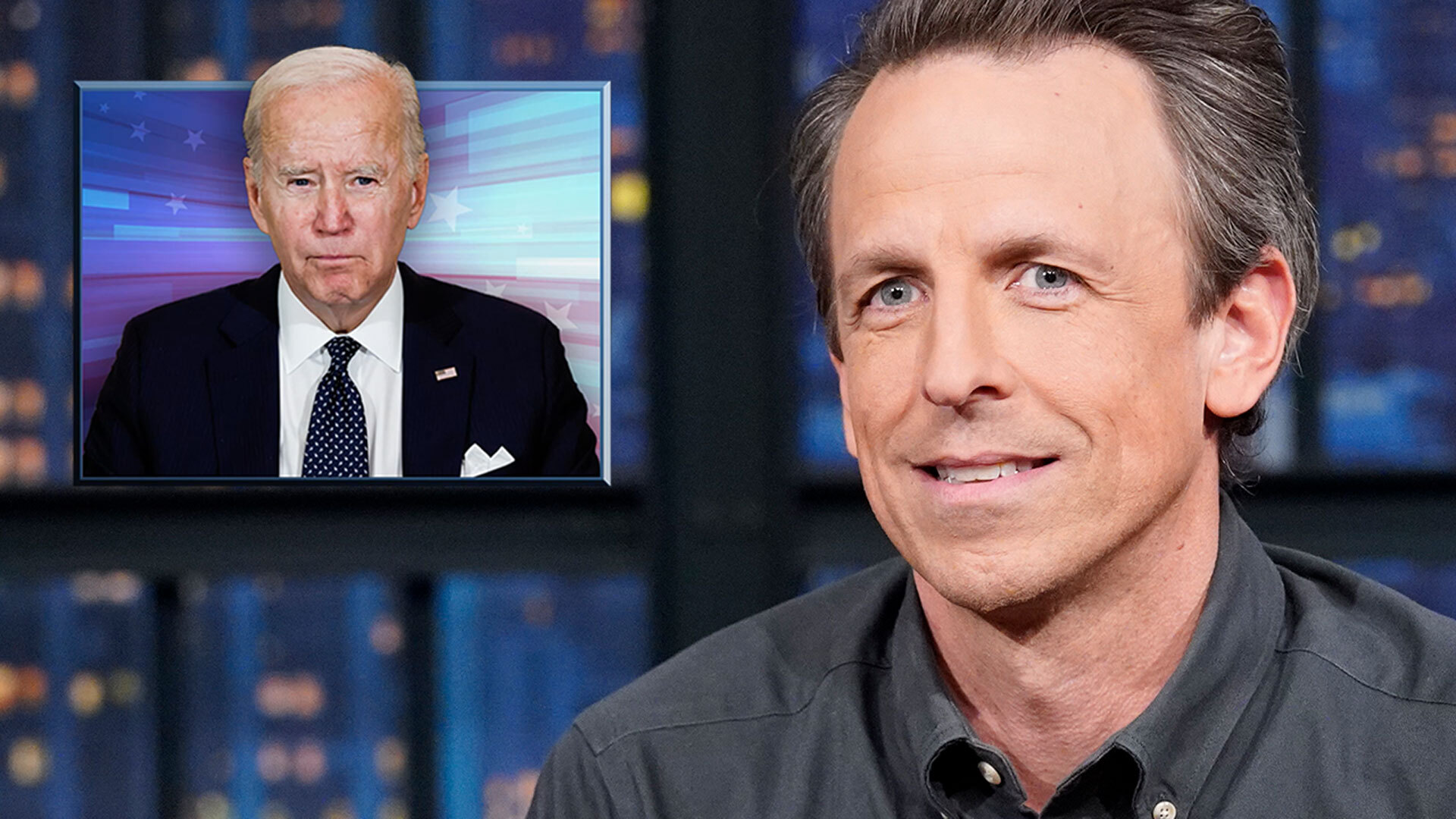 Watch Late Night With Seth Meyers Highlight Unhinged House Gop Wants To Impeach Biden Claims 2390