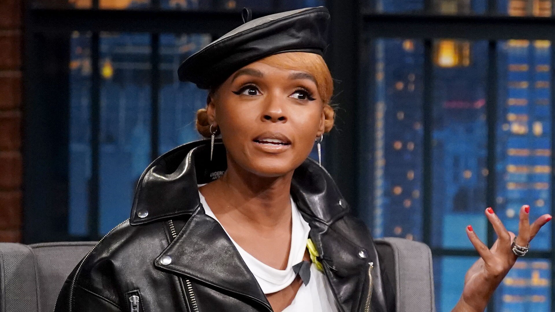 Watch Late Night with Seth Meyers Highlight Janelle Monáe and the Cast