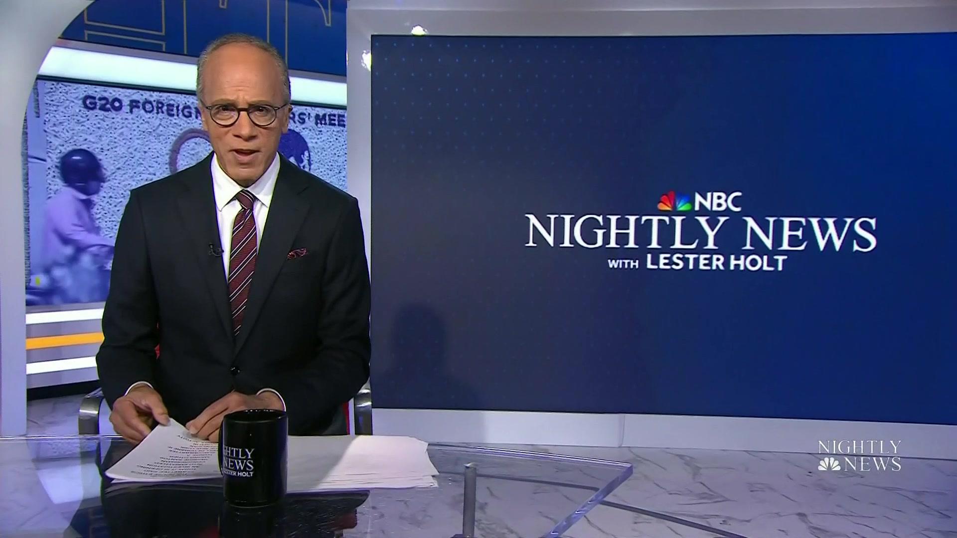 Watch NBC Nightly News with Lester Holt Episode NBC Nightly News 3/2