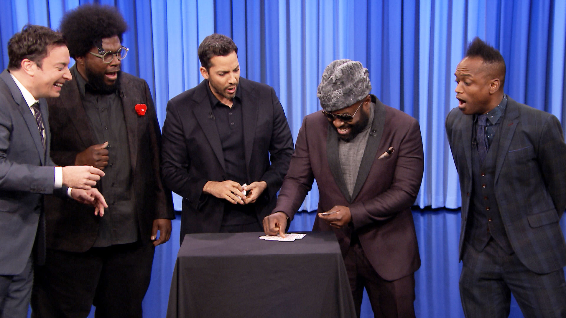 Watch The Tonight Show Starring Jimmy Fallon Highlight David Blaine Shocks Jimmy and The Roots
