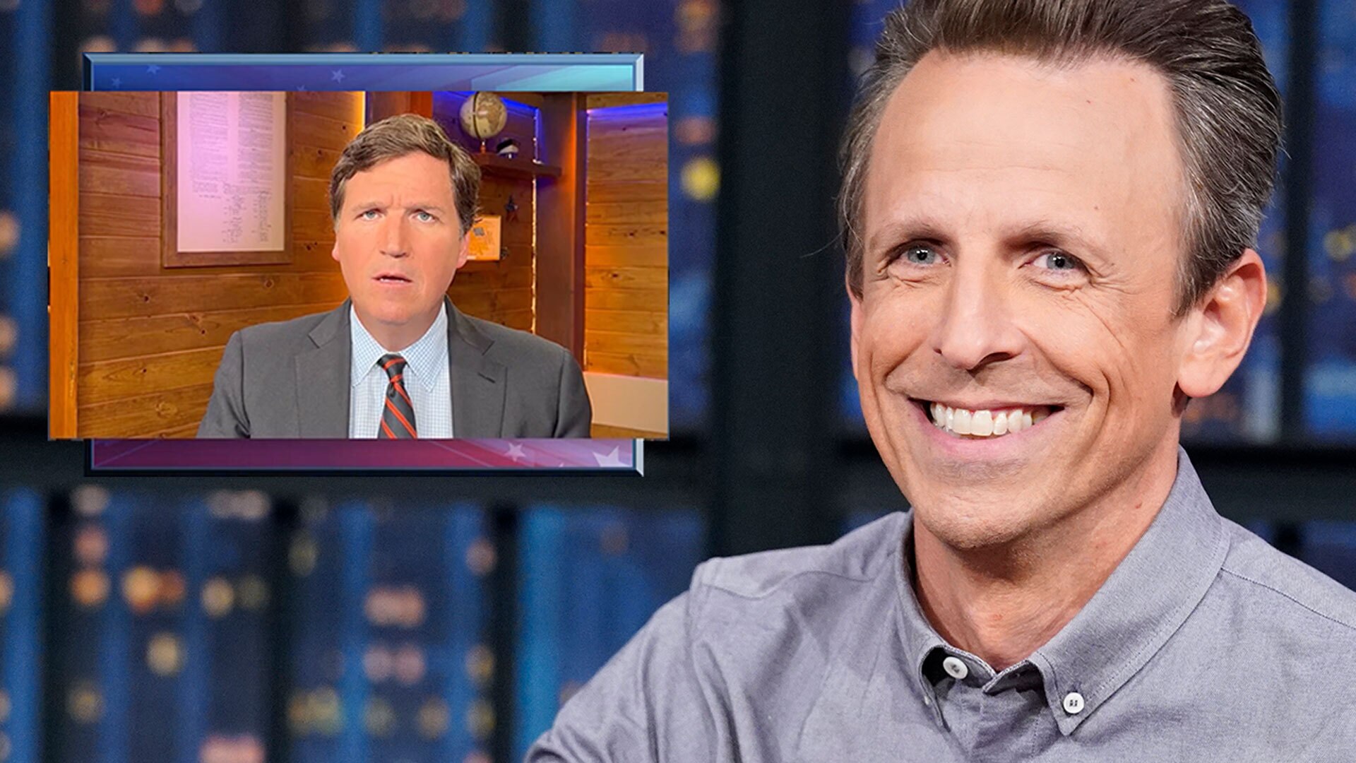 Watch Late Night With Seth Meyers Highlight: Tucker Carlson Reappears ...