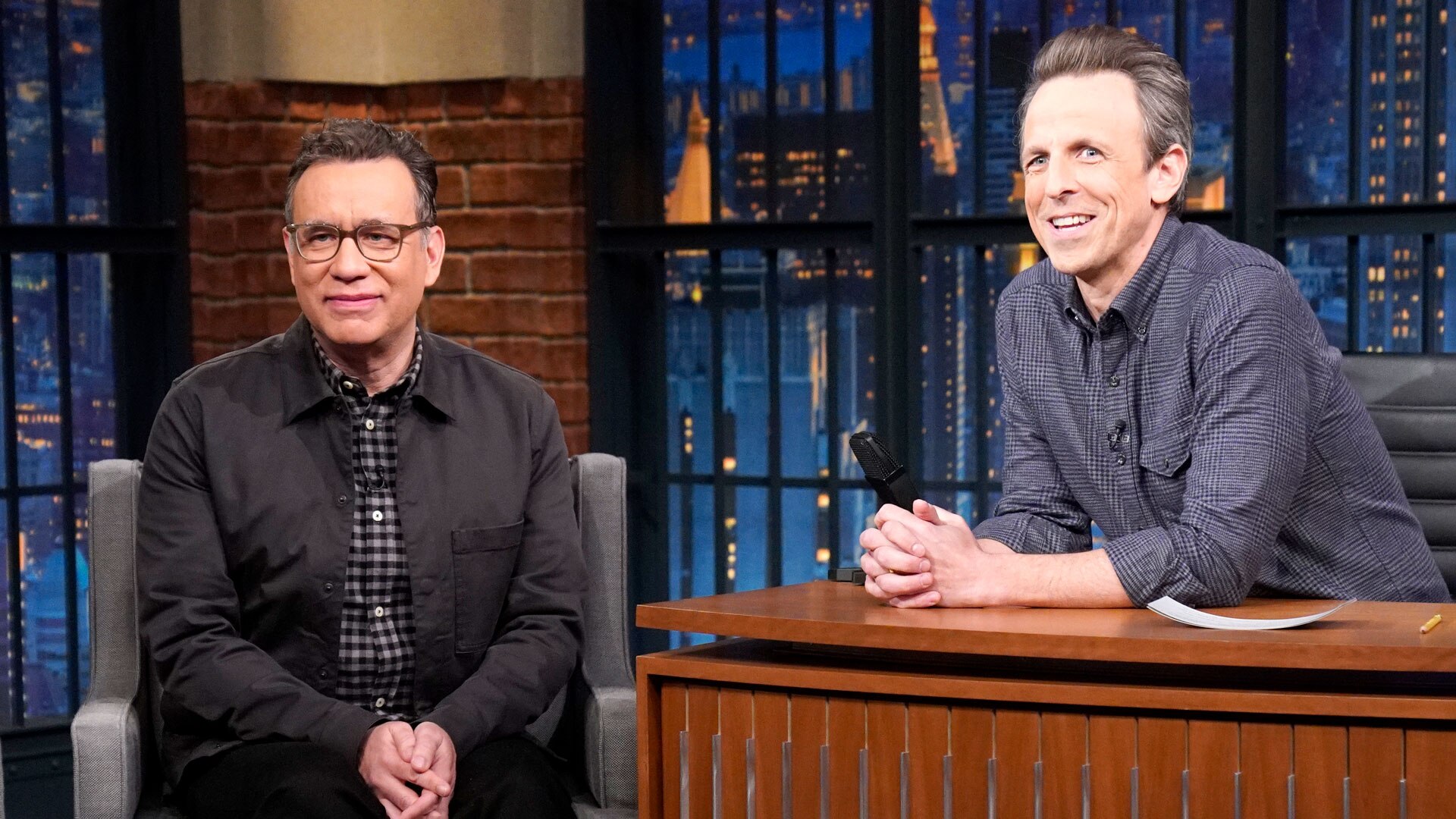 Watch Late Night With Seth Meyers Episode Fred Armisen Penn Badgley 1921