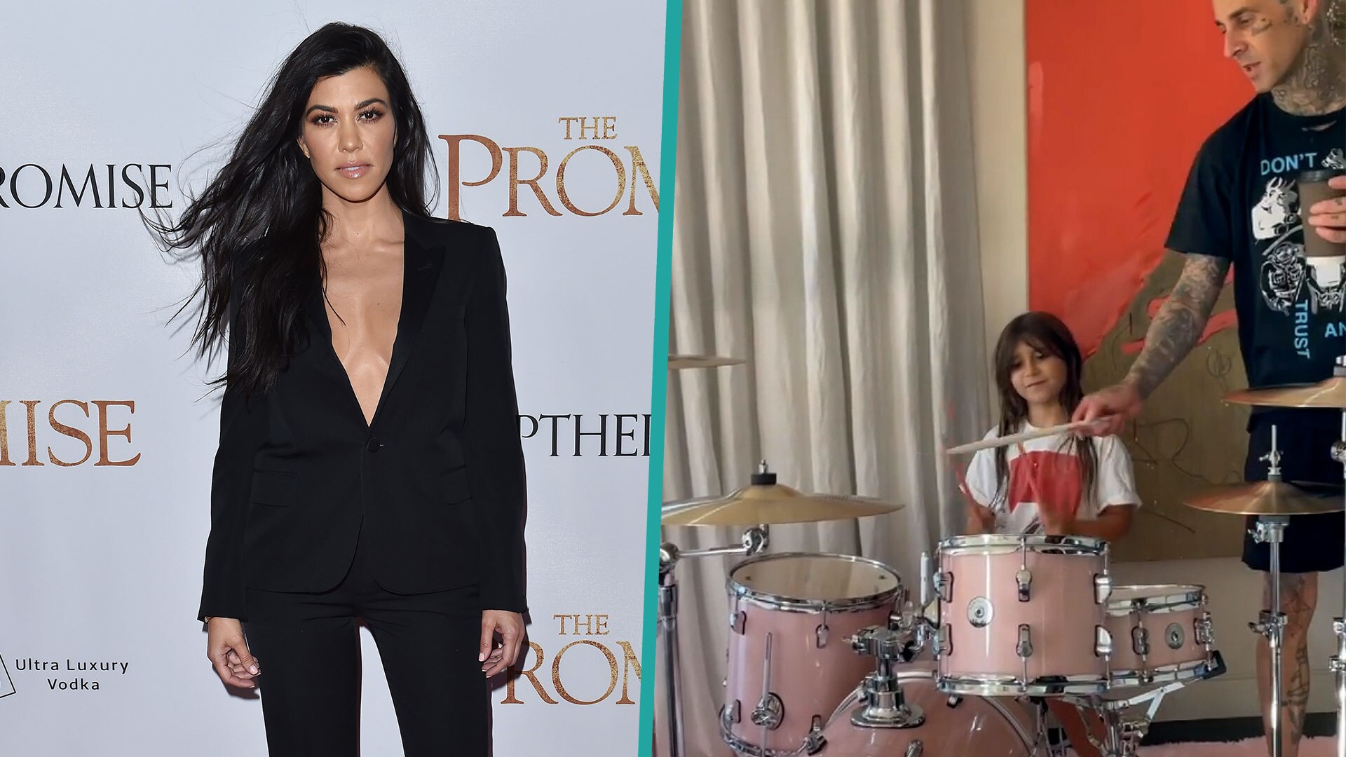 Watch Access Hollywood Highlight Travis Barker Gives Kourtney