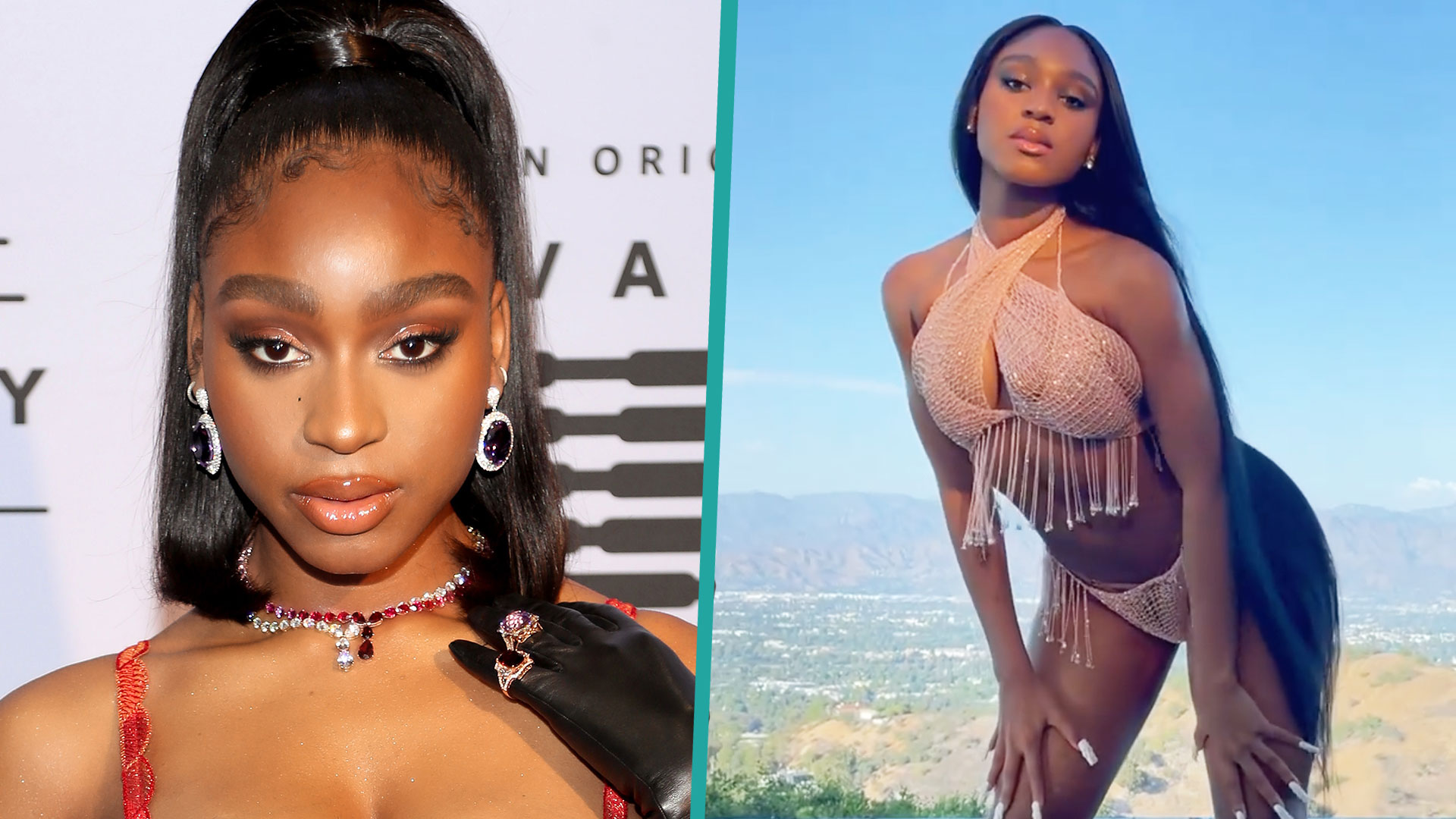 Watch Access Hollywood Clip: Normani Twerks By The Pool In A Sexy Bikini &  Stilettos In Sultry New Instagram Video - NBC.com