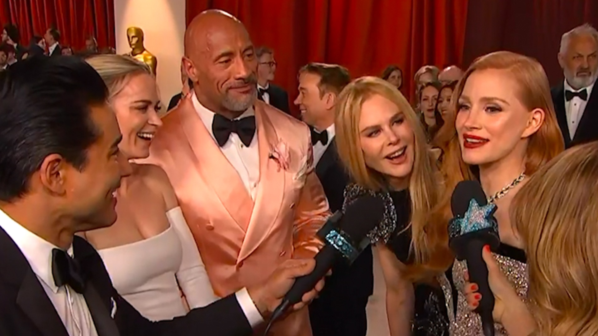 Watch Access Hollywood Highlight Jessica Chastain Shocked When Emily