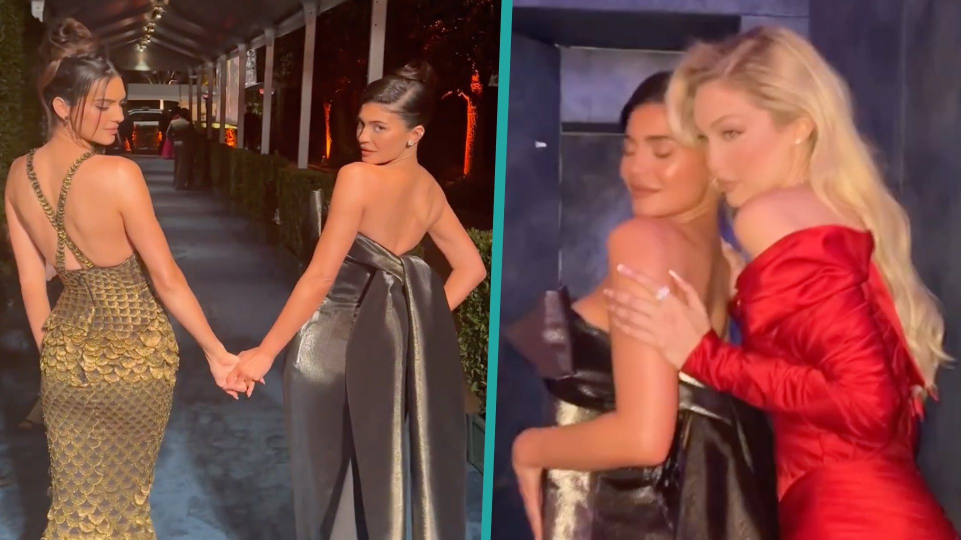 Watch Access Hollywood Highlight Gigi Hadid Kylie Jenner And Kendall Jenner Have Fun Night Out
