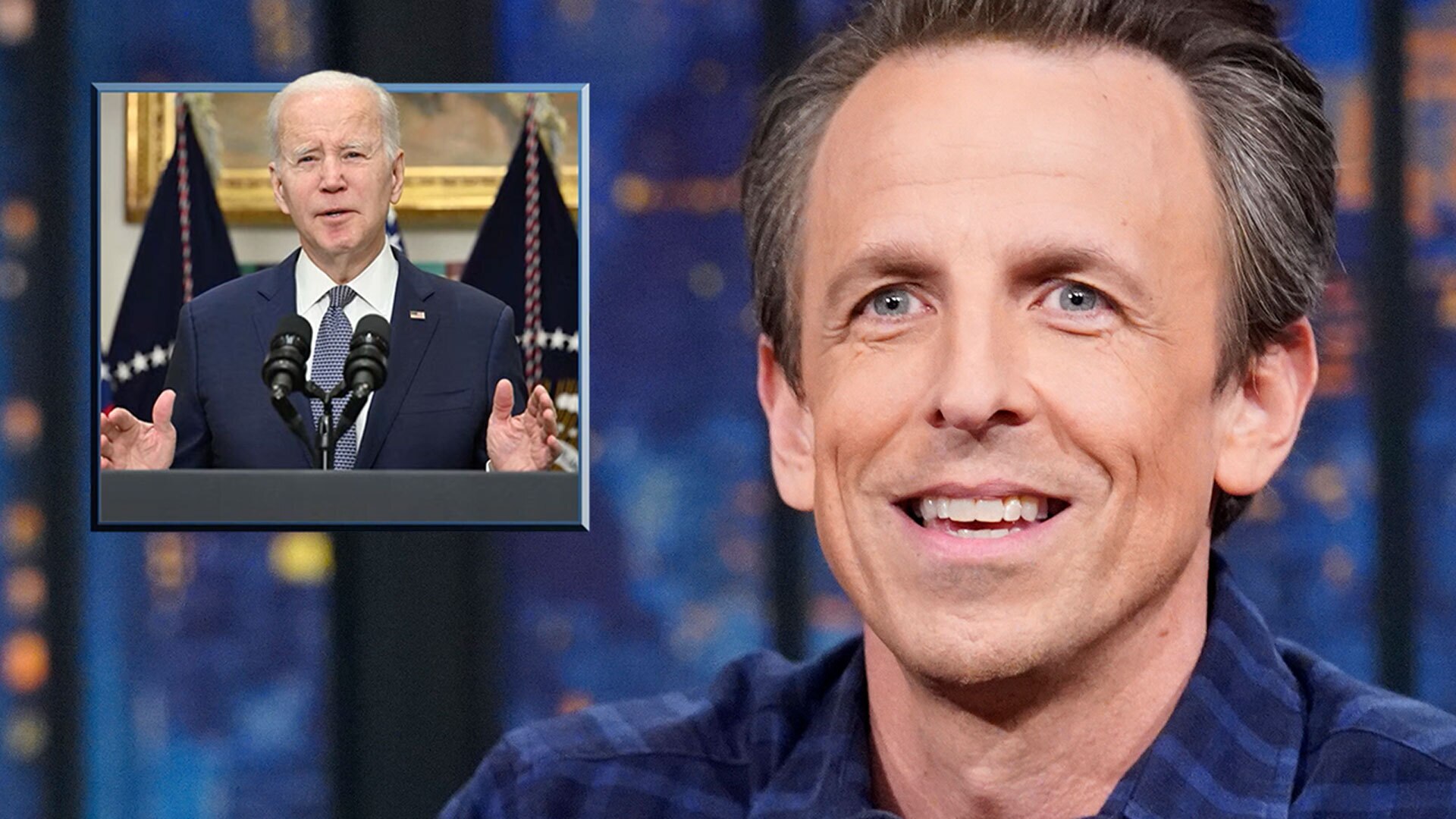 Watch Late Night With Seth Meyers Highlight: Biden Reassures Americans ...