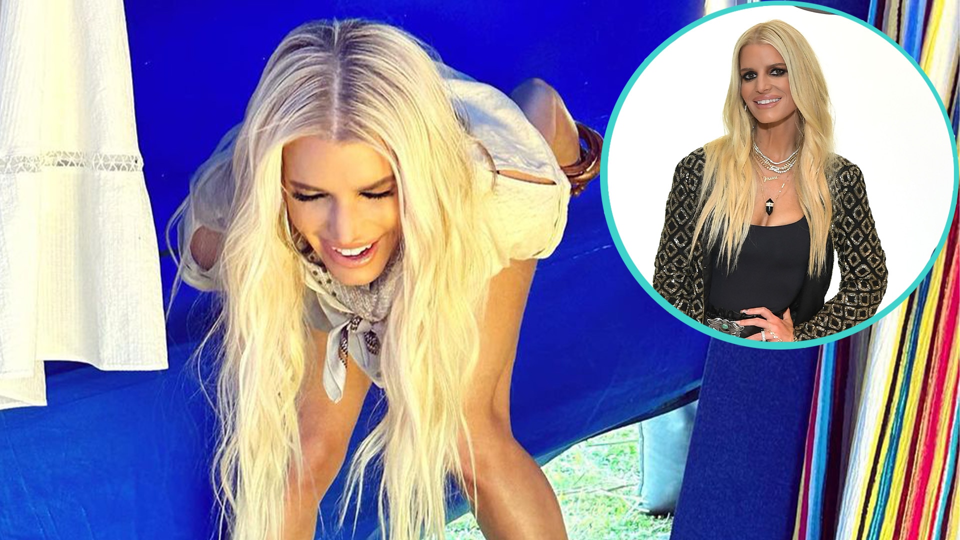 Watch Access Hollywood Highlight Jessica Simpson Shares Relatable Photo Of Her Peeing Outdoors 