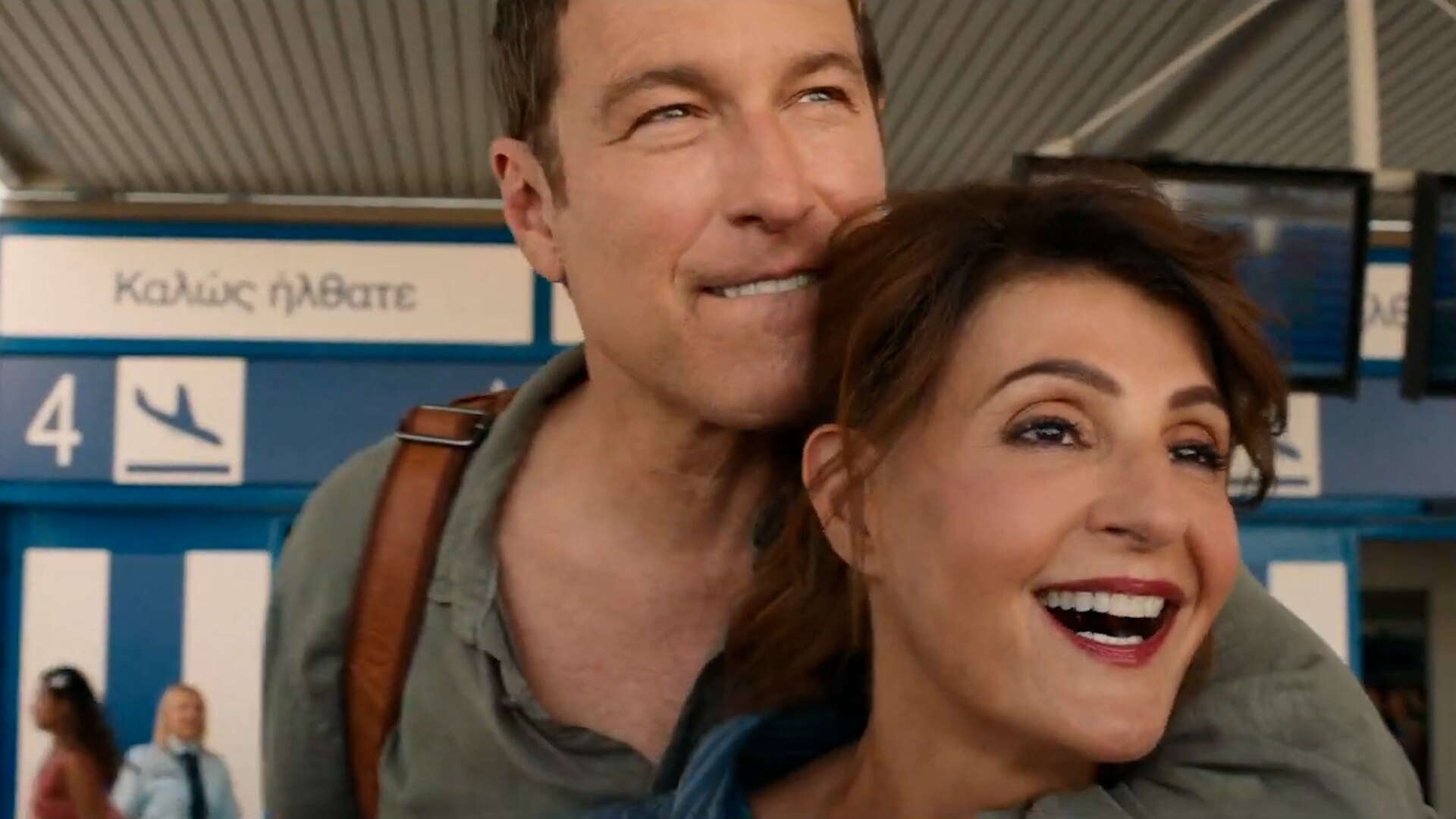 Watch Access Hollywood Highlight Nia Vardalos And John Corbett Reunite For My Big Fat Greek 