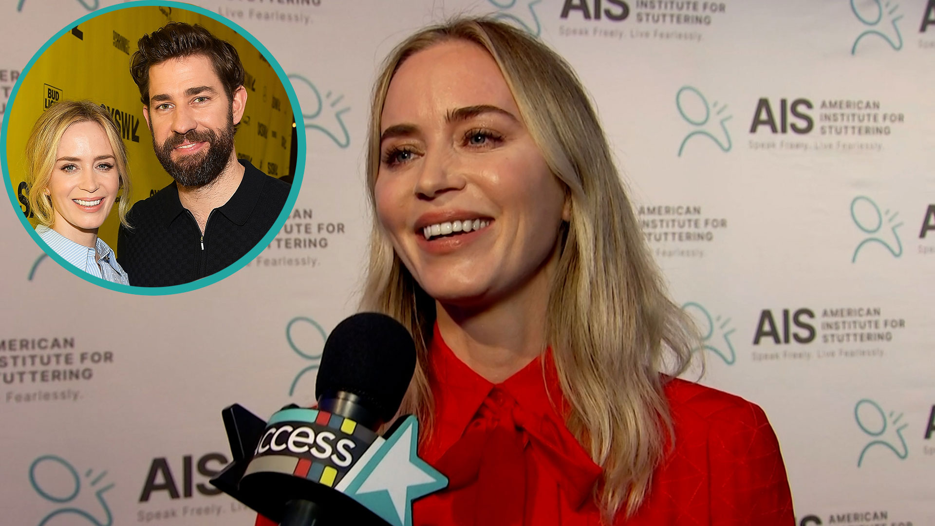 Watch Access Hollywood Highlight Emily Blunt Says John Krasinski Has