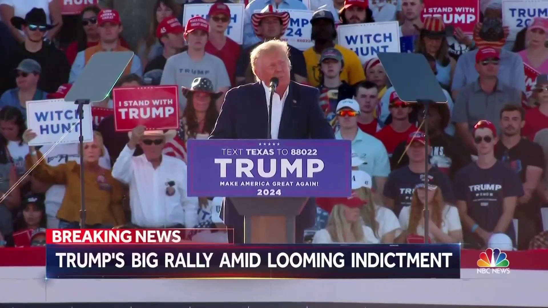 Watch NBC Nightly News with Lester Holt Excerpt Trump holds first 2024