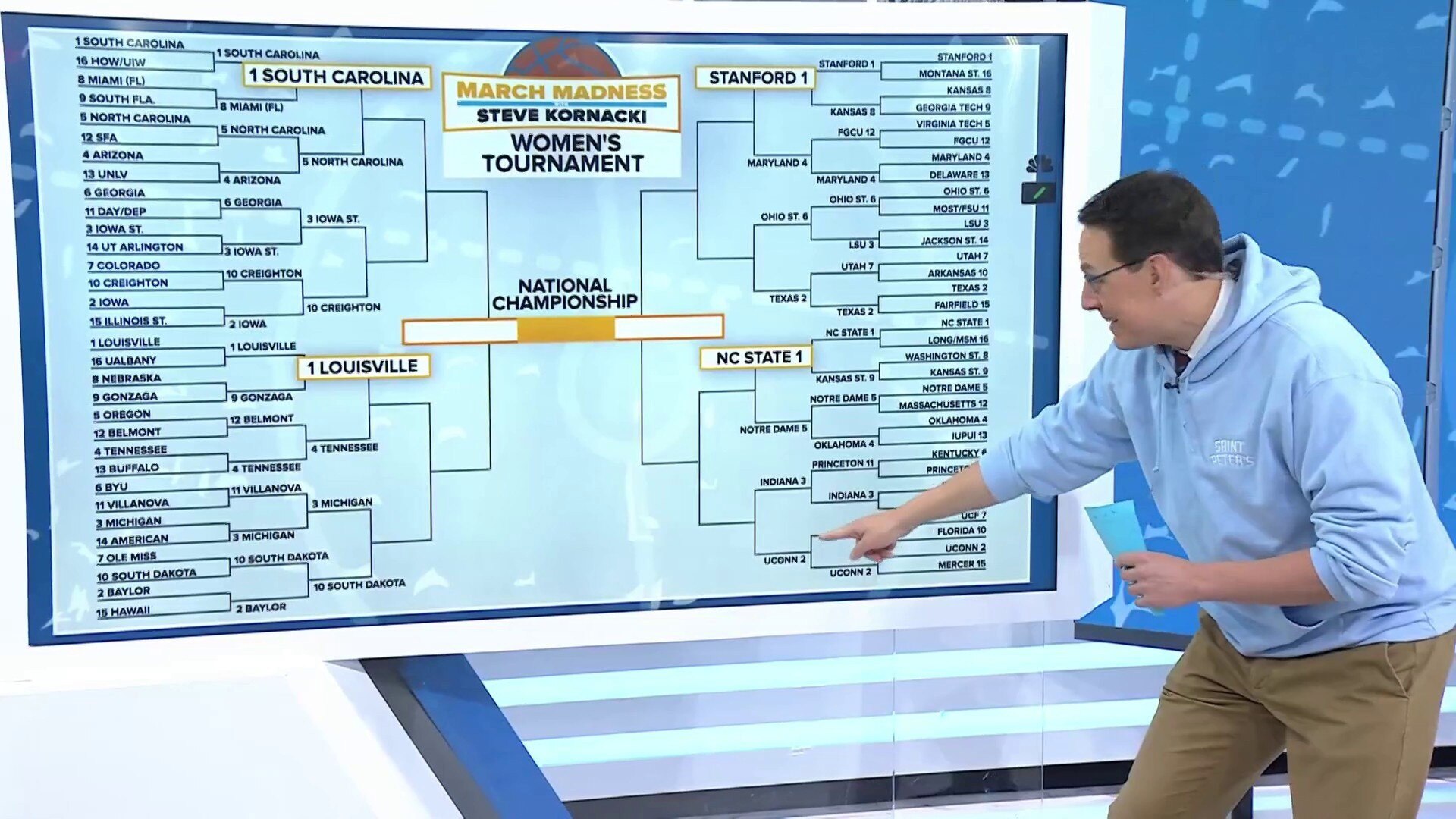 Watch TODAY Excerpt March Madness Steve Kornacki breaks down Sweet 16