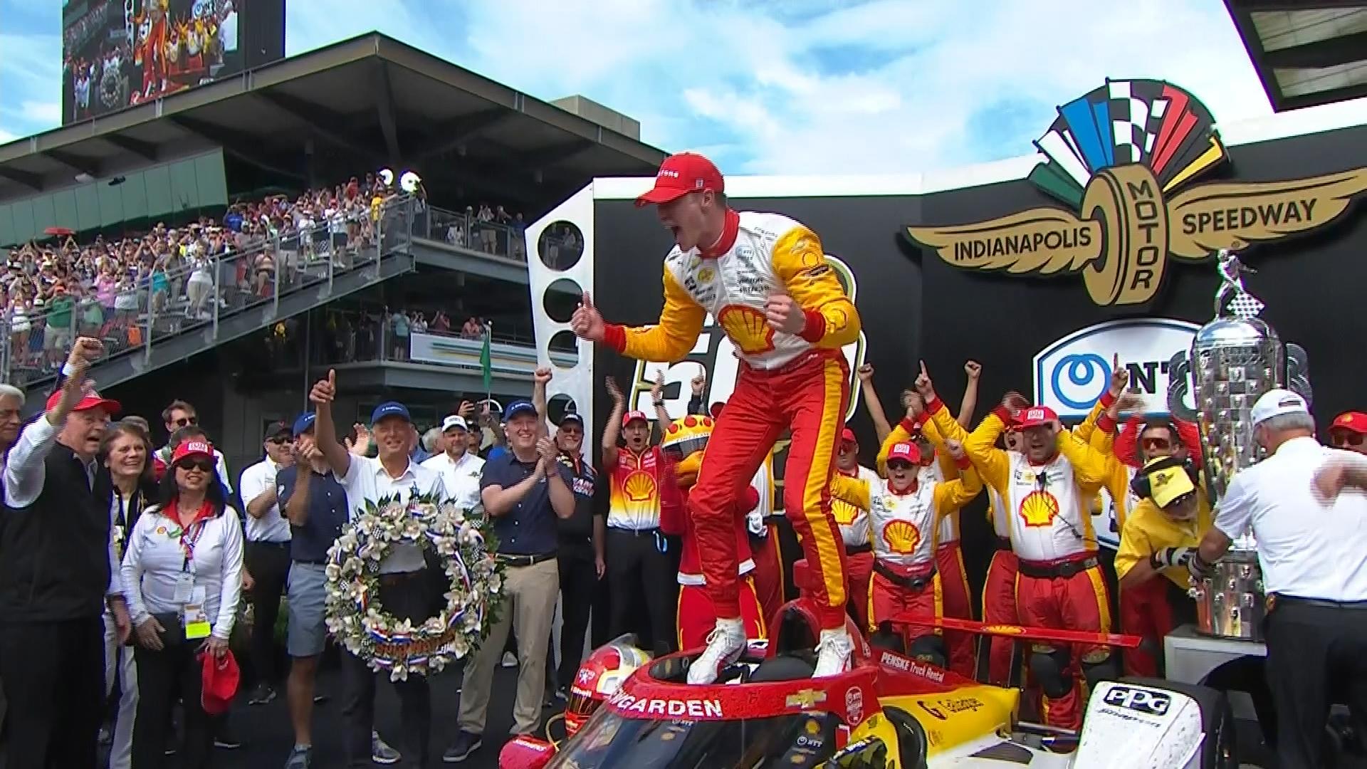 Watch Sports Clip: Newgarden celebrates first Indy 500 win - NBC.com