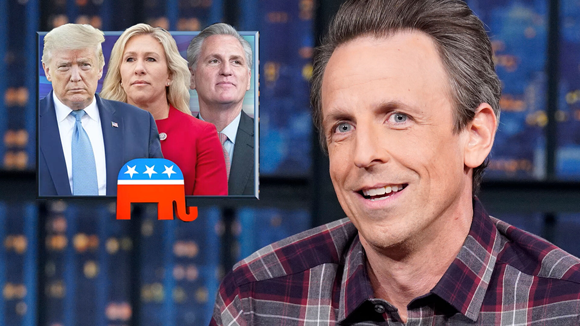 Watch Late Night With Seth Meyers Highlight Gop Caught In Classified Docs Hypocrisy As Trump