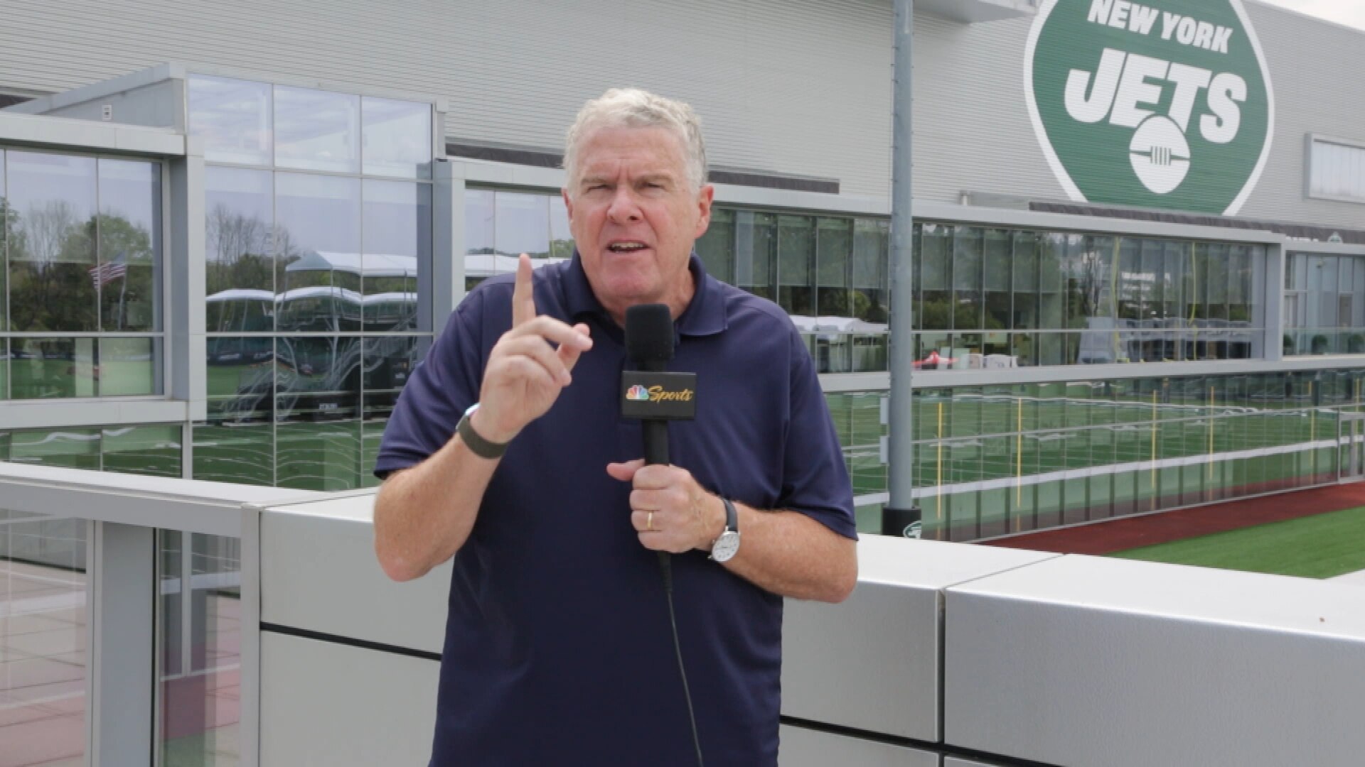 FMIA: Rodgers gets serious with Jets and more from Peter King's training  camp tour - NBC Sports