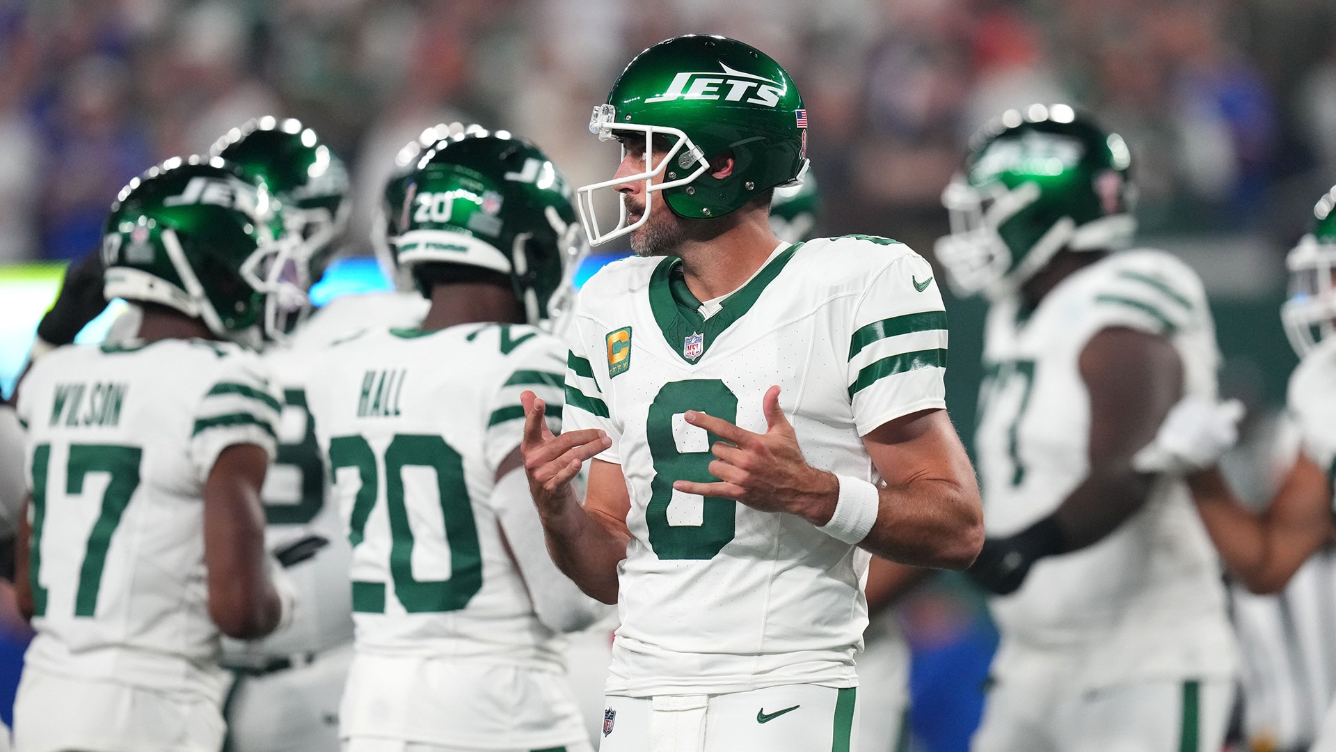 Jets Helmet Flea Market Crew