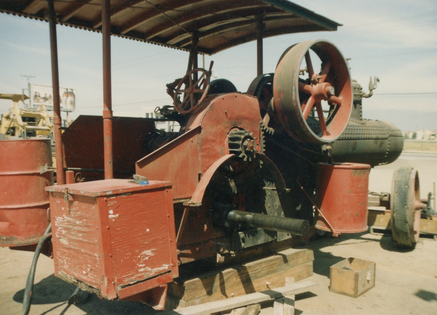 Jay Leno's Garage 1906 Advance Steam Traction Engine Restoration Photo